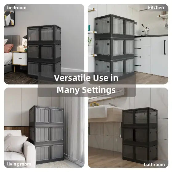 Stackable fridge bins