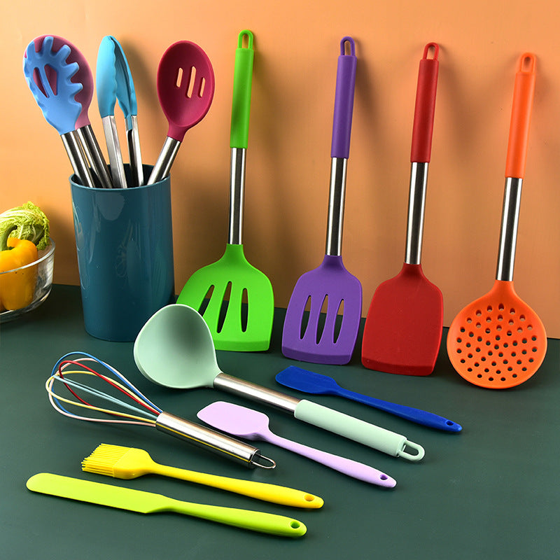 Brilliant Chef's 14-Piece Silicone Utensil Set