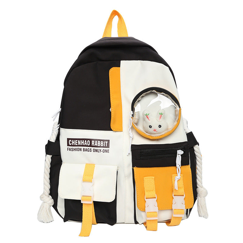 Waterproof Nylon Backpack for Girls and College Students