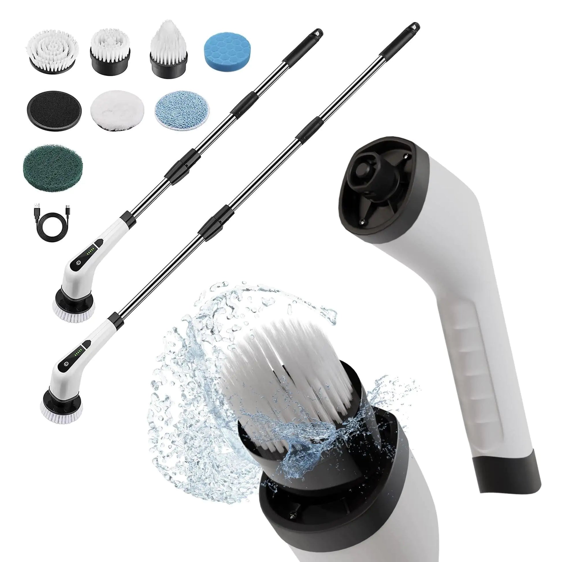 Electric spin scrubber
