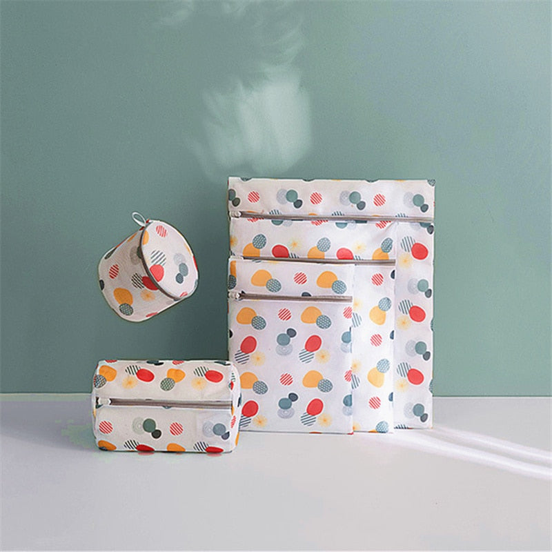 Printed Foldable Laundry Bag for Bras and Delicates
