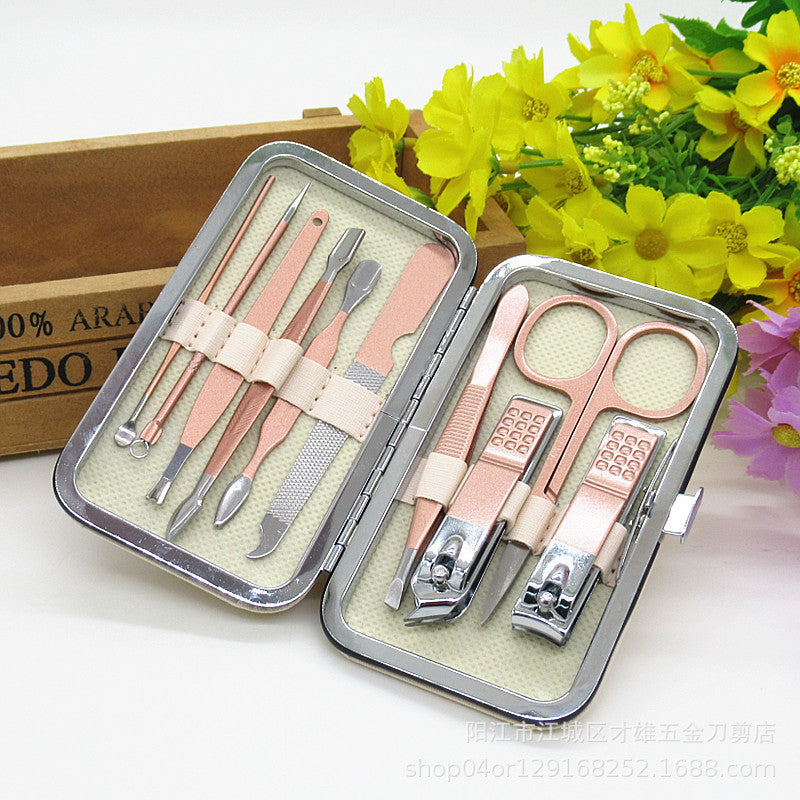 18-Piece Deluxe Nail Grooming Kit with Stainless Steel Scissors