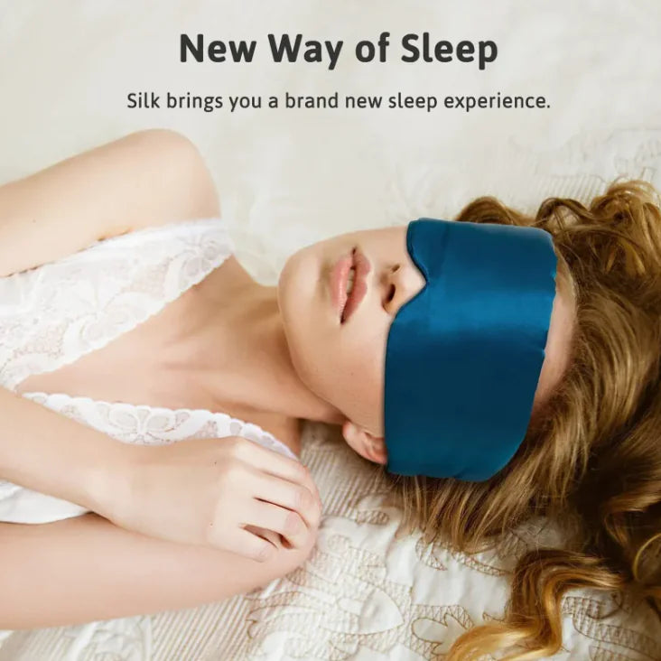 Silk-feel sleep eye mask