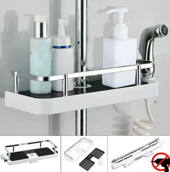 No-drill shower caddy