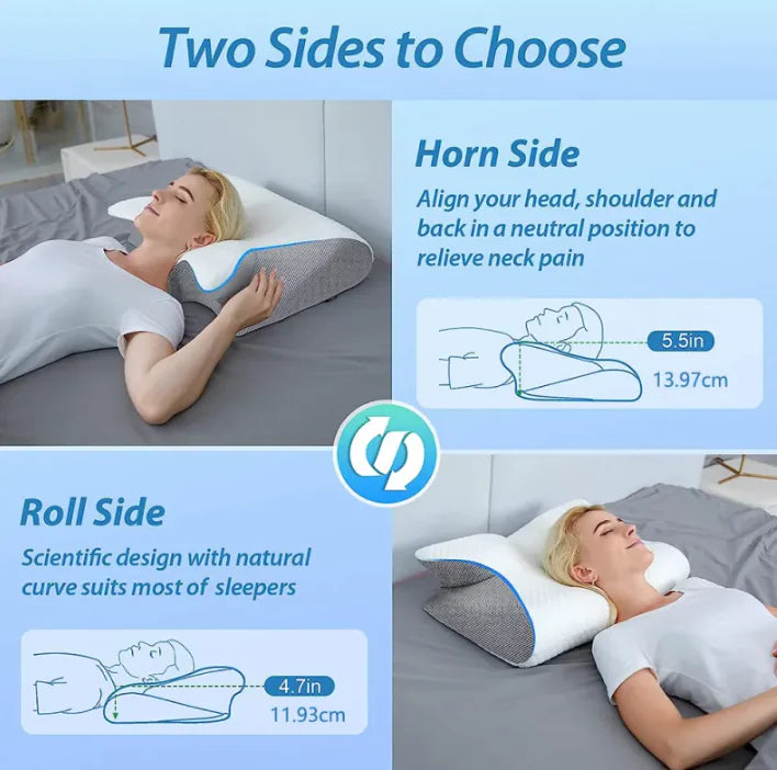 Memory foam contour pillow