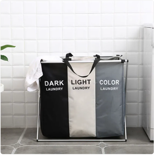Aluminum Frame Large Laundry Hamper