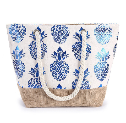 Tropical Pineapple Eco Tote