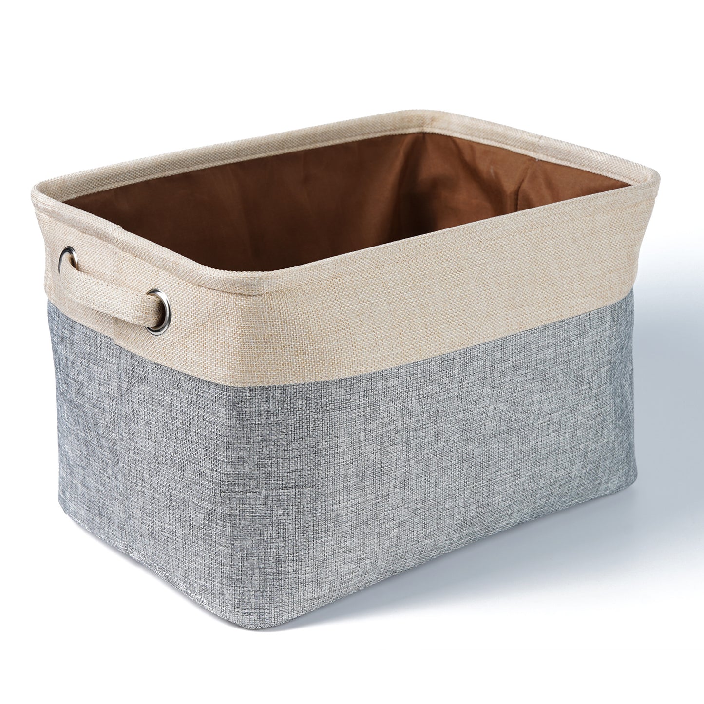Compact Cotton Linen Organizer Box
