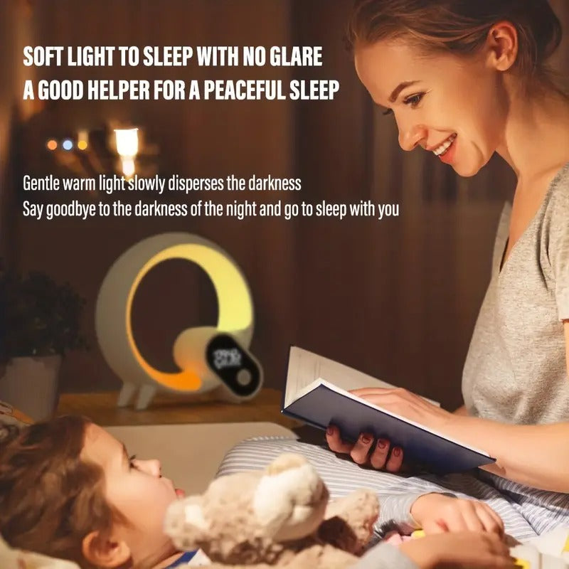 Sunrise Glow Alarm Clock with Bluetooth Speaker