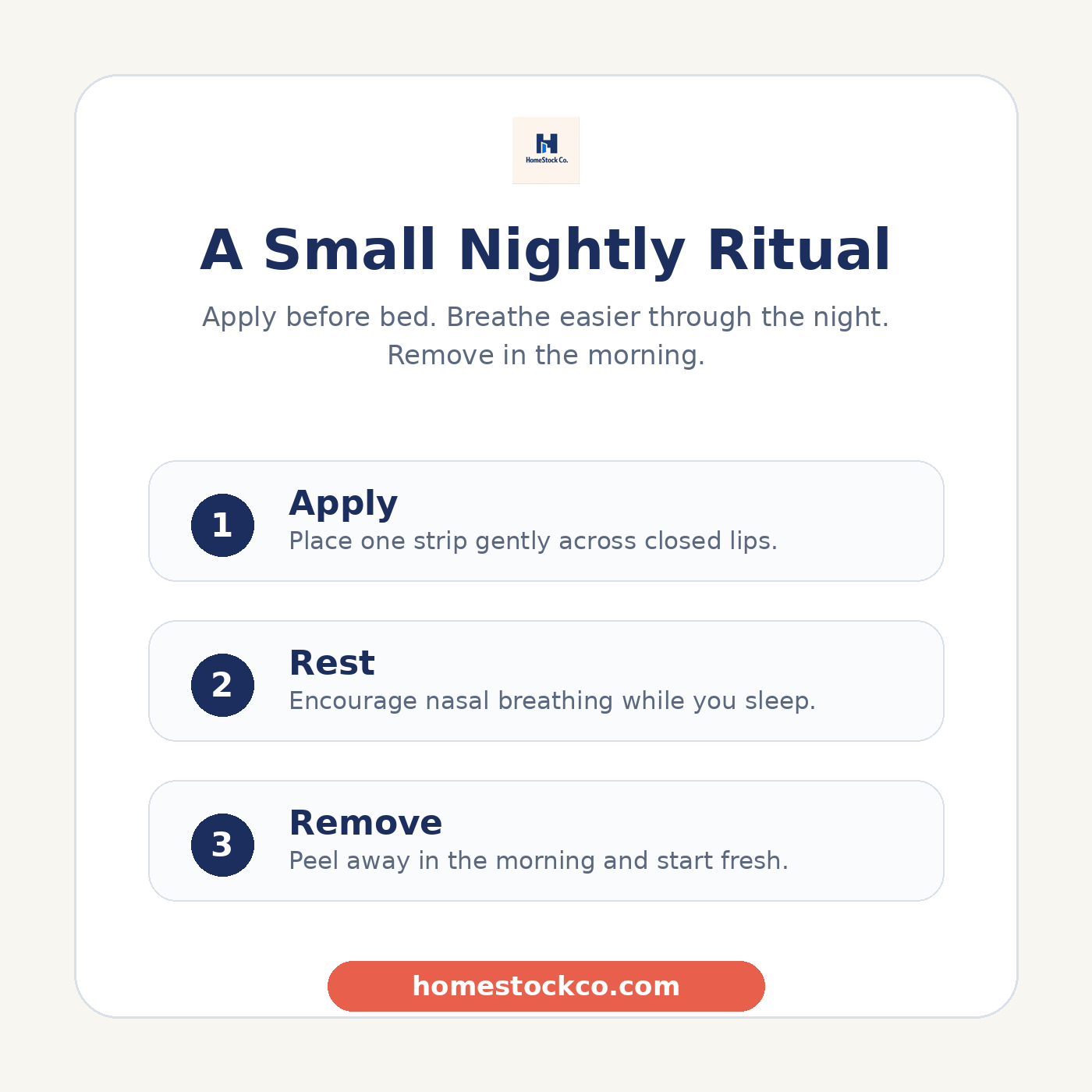 Nasal Breathing Sleep Strips (30-Night Supply)